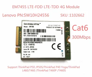 EM7455 FDDTDD LTE Cat6 4G модуль 4G карта для ноутбука ThinkPad P50 P50S P40 Yoga L460 T460 T460P T460S