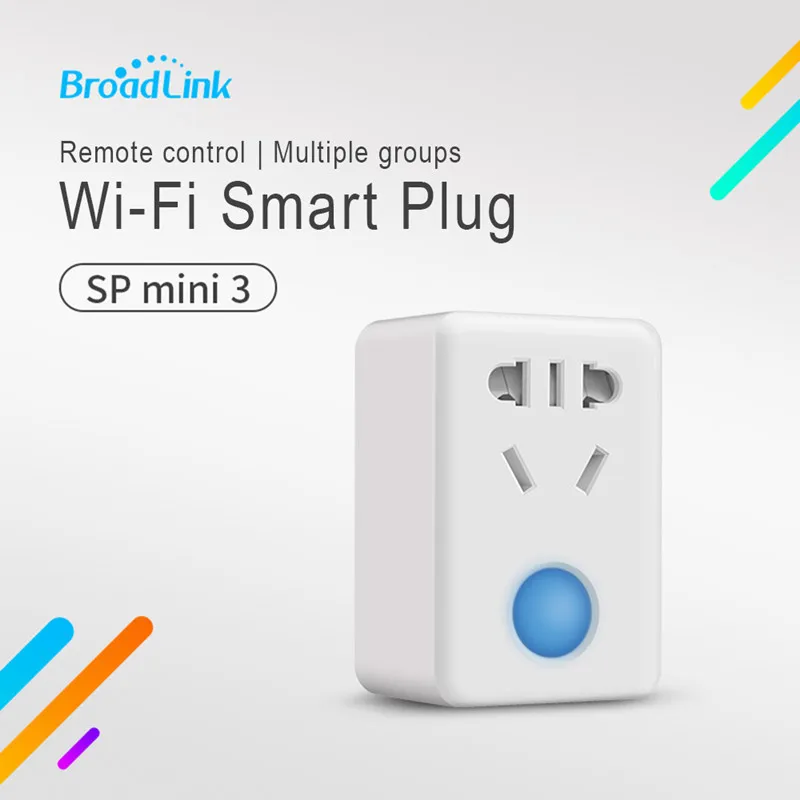 Беспроводная смарт розетка Broadlink SP Mini3 Wi Fi 4G дистанционное управление гнездо