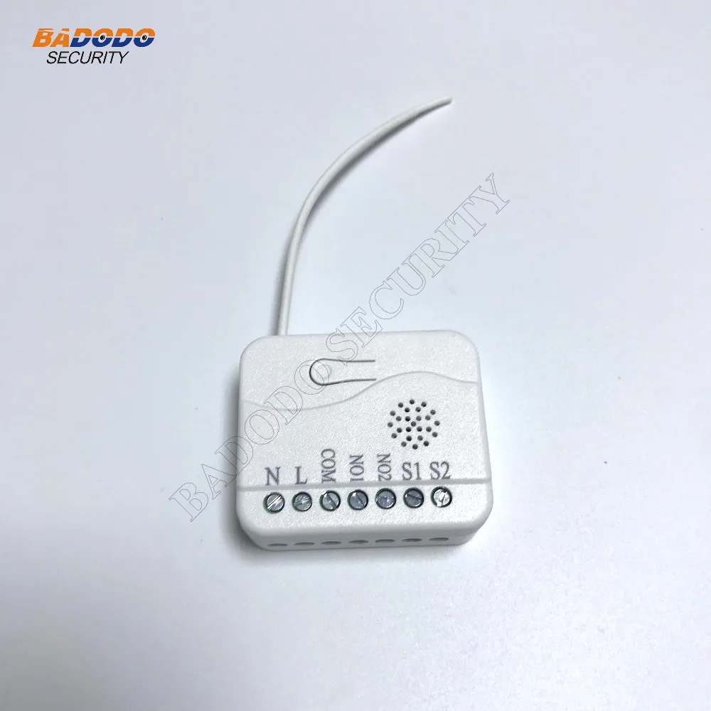 Z-wave plus в стене двойной релейный переключатель модель TKB home TZ74 2*1,5 кВт двойное реле Вкл/Выкл выход(замена TZ06