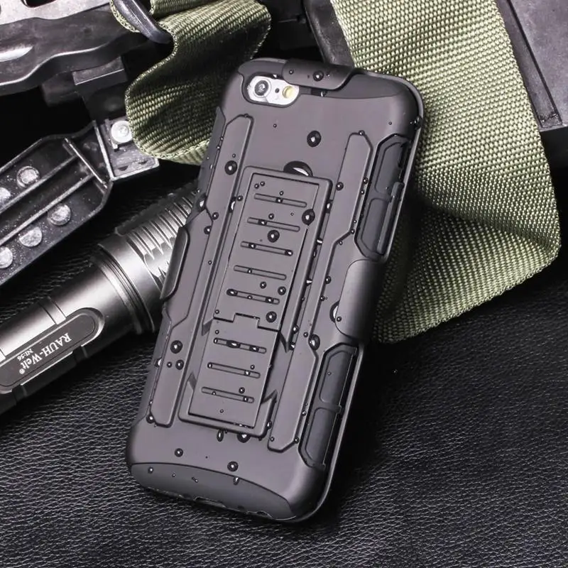 SYCASE 3 в 1 комбо военный телефон Чехол Зажим для ремня кобура Подставка Броня чехол