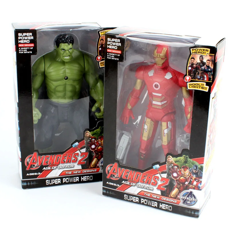 Новинка, фигурка из ПВХ Marvel, потрясающая фигурка Халка, Капитана Америки, Железного человека, Коллекционная модель игрушки для детей, рождественские подарки