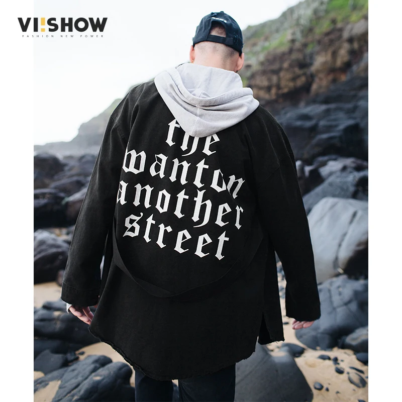 VIISHOW 2017 новая мужская джинсовая рубашка с длинным рукавом Camisa Masculina платье