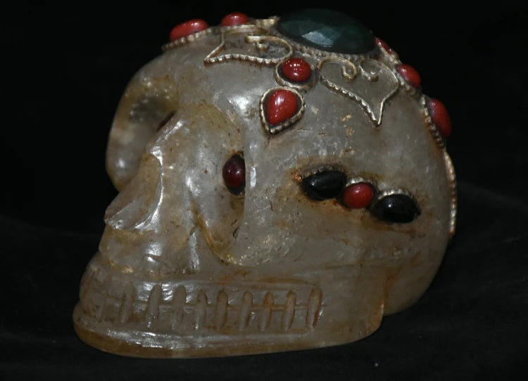3 &quotРедкий Старый Тибет Кристалл филигранная инкрустация коралловый камень