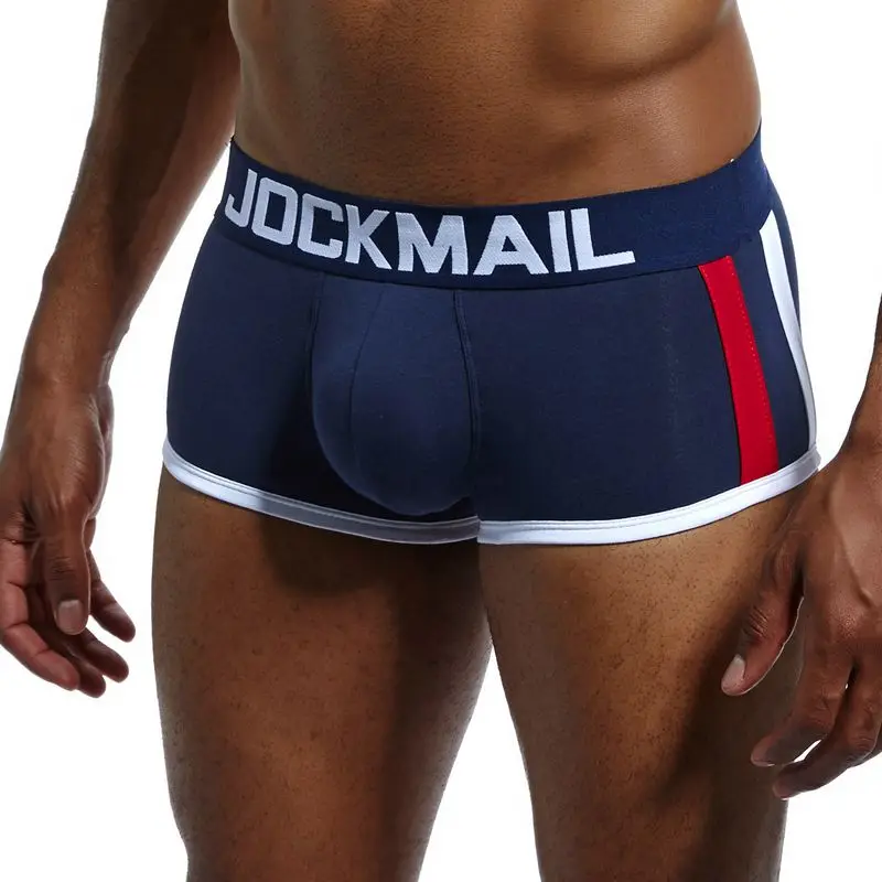 Брендовое сексуальное мужское нижнее белье JOCKMAIL мужские боксеры с подкладкой