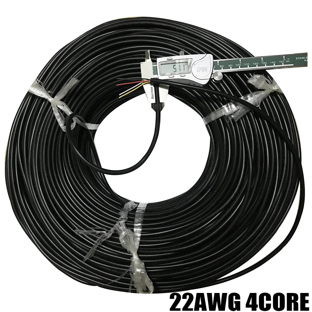 5 м 10 м 22AWG 10 ядерный многоядерный луженый медный провод ПВХ Куртка линейный аудиокабель сигнал провод силовой кабель Электрический кабель