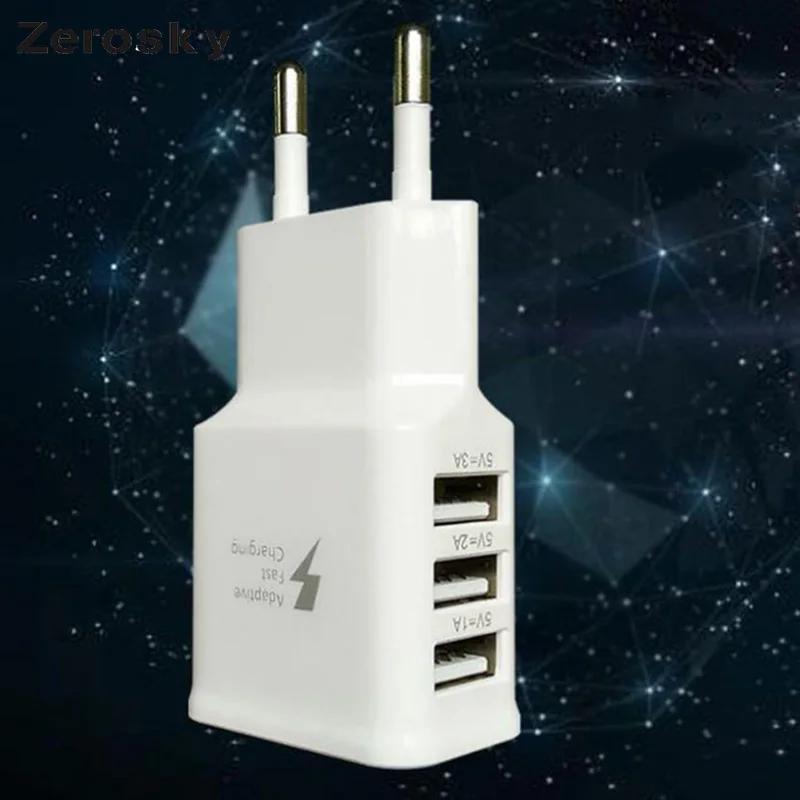 Зарядное устройство Zerosky с 3 USB-портами 5 В А | Мобильные телефоны и аксессуары