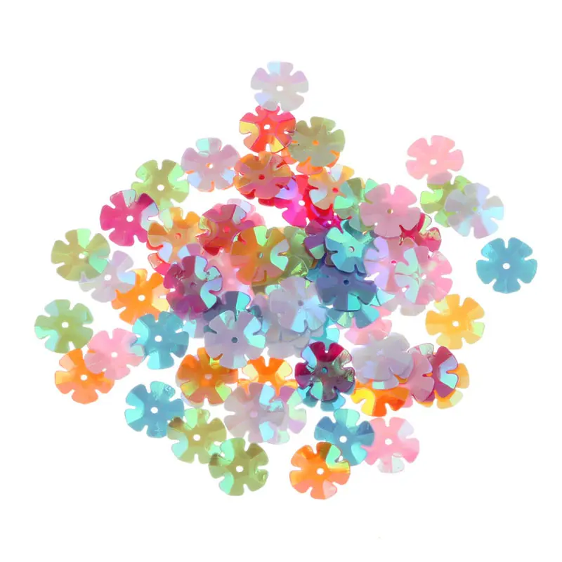 30g Perforated Flower Lentejuelas/Loose Sequins Paillette Sewing Craft For Decoration Garment Dress Cloth Embroidery Accessories |
