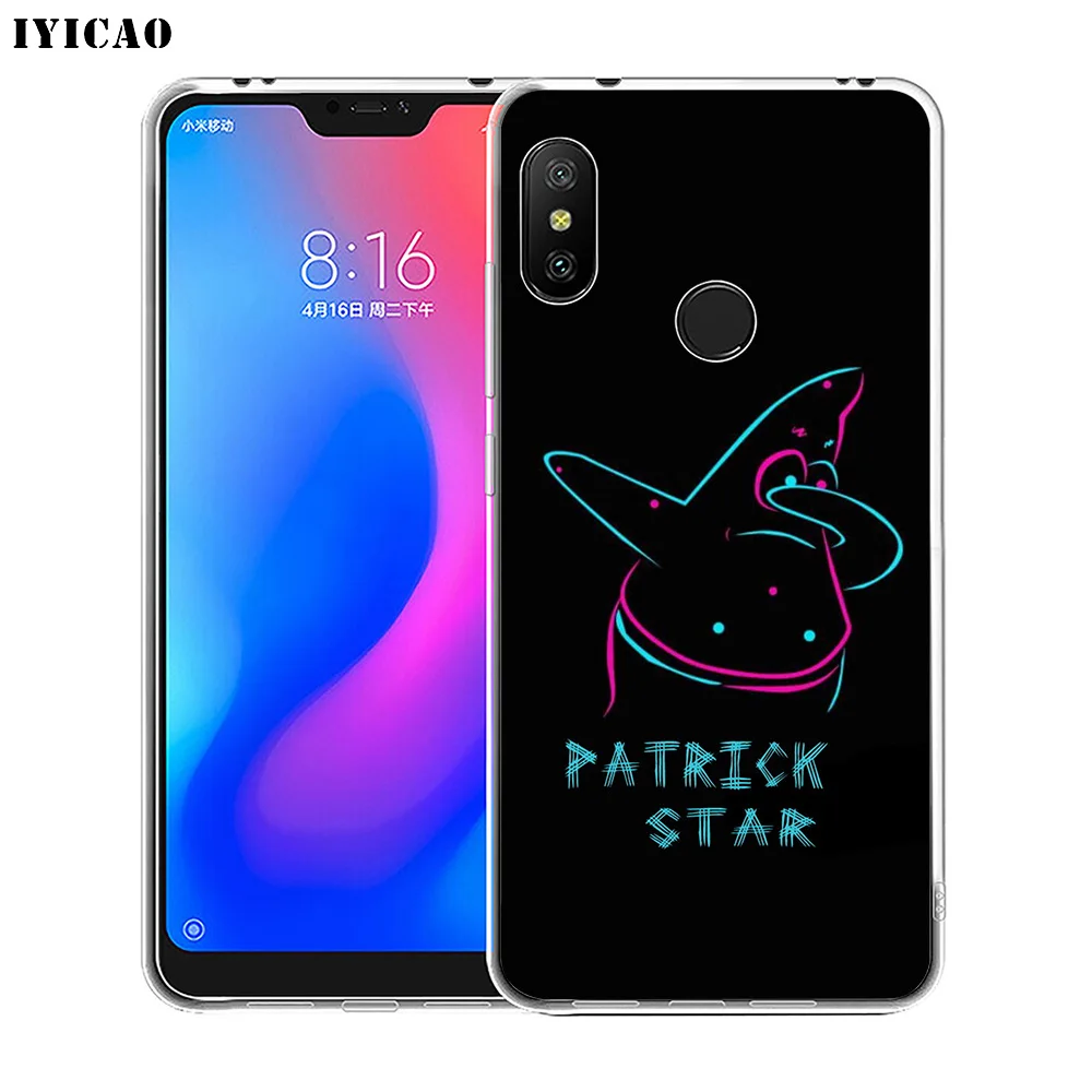 IYICAO Мягкий силиконовый чехол для телефона с Патриком звездой Xiaomi Redmi 4A 5A 6A Note 7 6 5 Pro