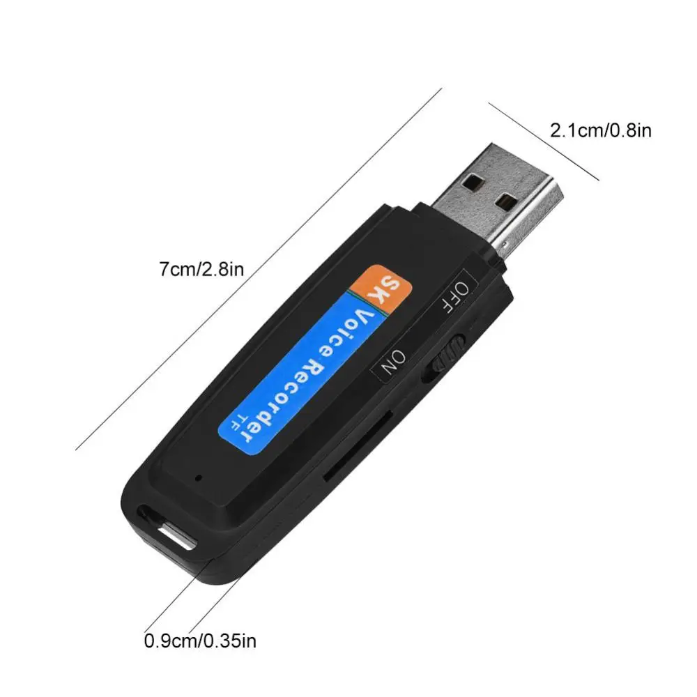 SK-001 U диск образный рекордер USB 2,0 Цифровой диктофон флэш-накопитель мини аудио рекордер