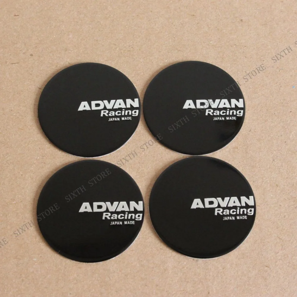 KOM POWER 45 мм ADVAN Wheels Center Cap Наклейки логотип значок эмблемы колеса крышки ступицы Racing