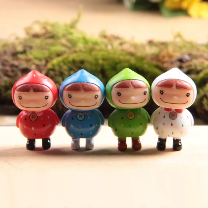 Новинка 3 см 4 шт./лот пухленькая девочка зимняя микроскопическая бонсай микро