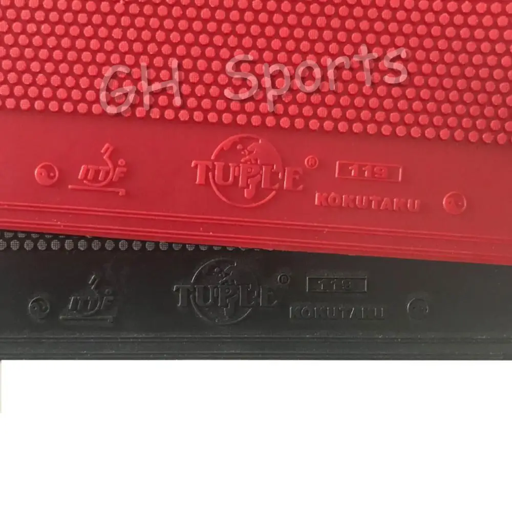 Kokutaku Tuple 119 короткий Pips Out Настольный теннис (PingPong) Резина без губки (верхний лист