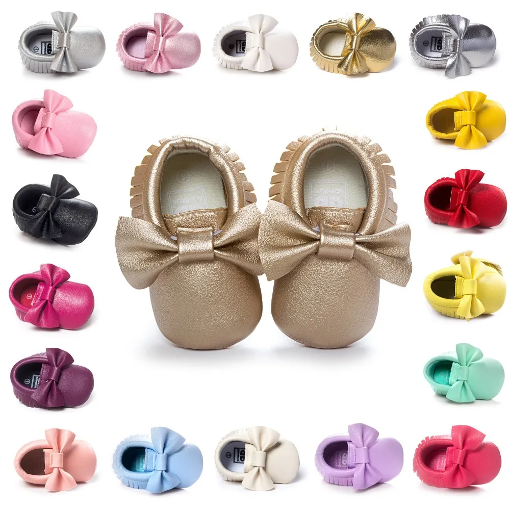 

Baby Girl Moccasins Moccs Shoes First Walkers Bebe Fringe Soft Soled Non-slip Footwear Crib Shoes PU Suede Leather Newborn.CX41A