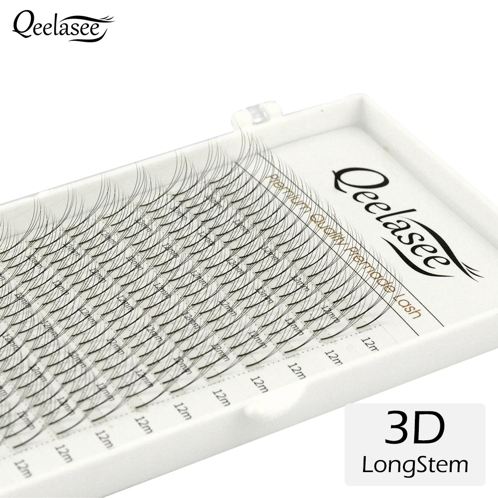 Ресницы Накладные Qeelasee 3D/5D/6D с длинным стержнем из искусственной норки | Красота и