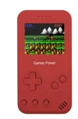 red Портативная Внешняя батарея Vogek 2 в 1, портативная игровая консоль с аккумулятором 6000 мАч, внешний аккумулятор для зарядки телефона, внешний аккумулятор - Цвет: red