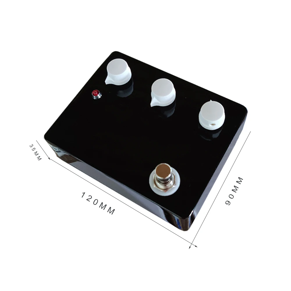 Blank Without Logo Black Klon Over Drive Guitar Pedal Effect Aluminum Alloy Box Switch Pedals enlarge
