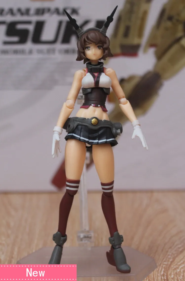 Аниме Kantai Коллекция мутсу ПВХ фигурка Коллекционная модель кукла игрушка 14 см figma