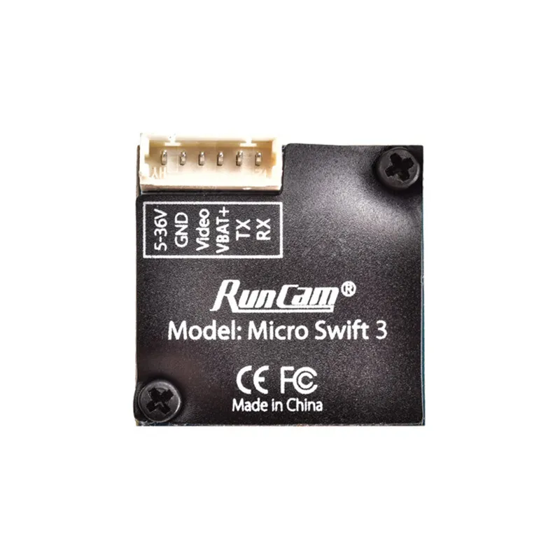 Камера RunCam Micro Swift 3 600TVL M8 объектив CCD FPV 2 1 мм PAL/NTSC Встроенный пульт дистанционного