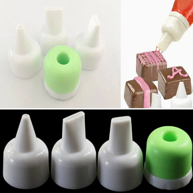 4 шт. Набор декоративных наконечников для конвертера адаптер сопла форма выпечки