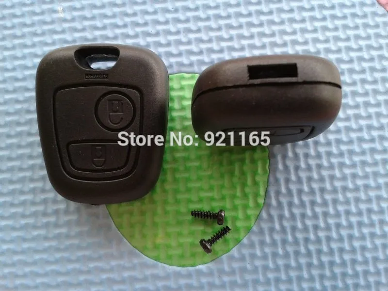 1 шт. 2 кнопки дистанционный ключ заготовка брелок в виде ракушки чехол Замена