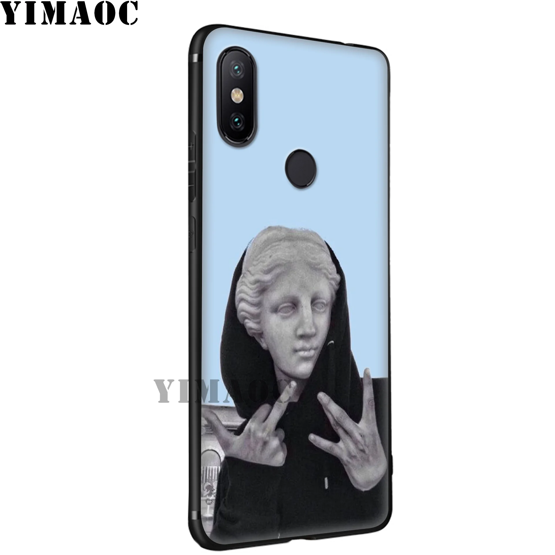 YIMAOC grl PWR девушка Мощность Мягкий силиконовый чехол для телефона Xiaomi Redmi 7A Note 7 6 6A 5 4