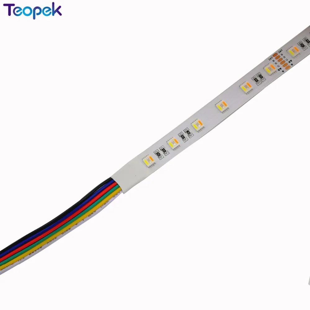 Высокое качество RGB + CCT Светодиодные ленты 5050 60 Светодиодный/метр 12v 24 вольт