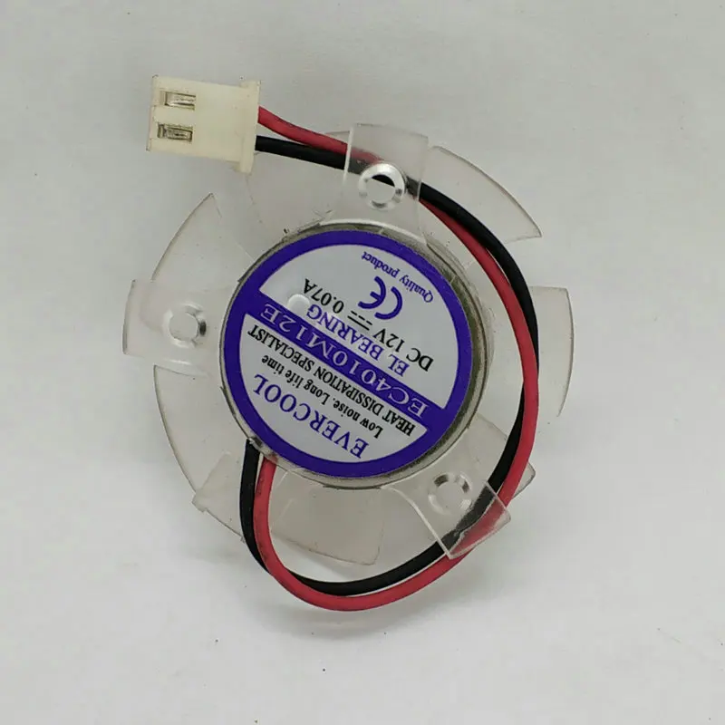 EC4010M12E FS1240-A3112 DC12V 0.07A 4010 3610 3CM 36mm 36X36X10mm 26x26x20mm 2Pin 2Wire Graphics Card Video GPU Cooling Fan hzdo |