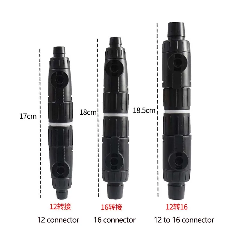 

Filter bucket water pipe quick release joint inlet outlet valve 12/16 diameter conversion fish tank filter quick connector