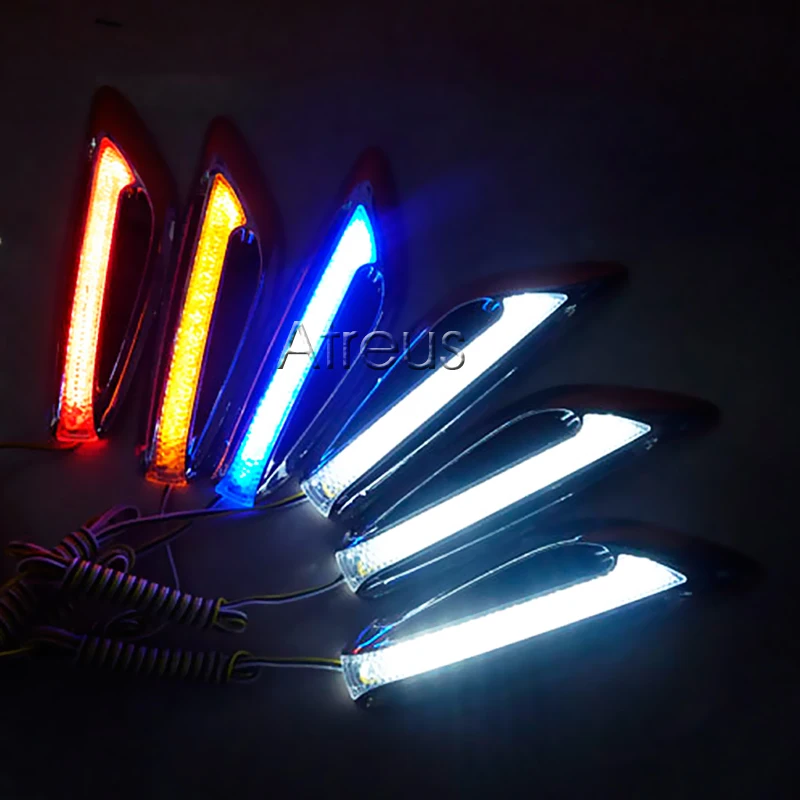 Автомобильный Стайлинг 2X автомобильные рулевые огни боковые поворотники лампы