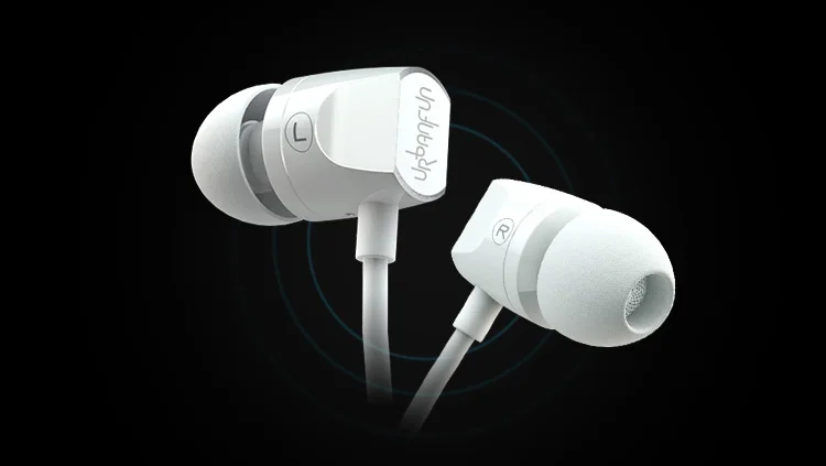 Наушники Urban Fun с движущейся катушкой проводное управление микрофоном наушники