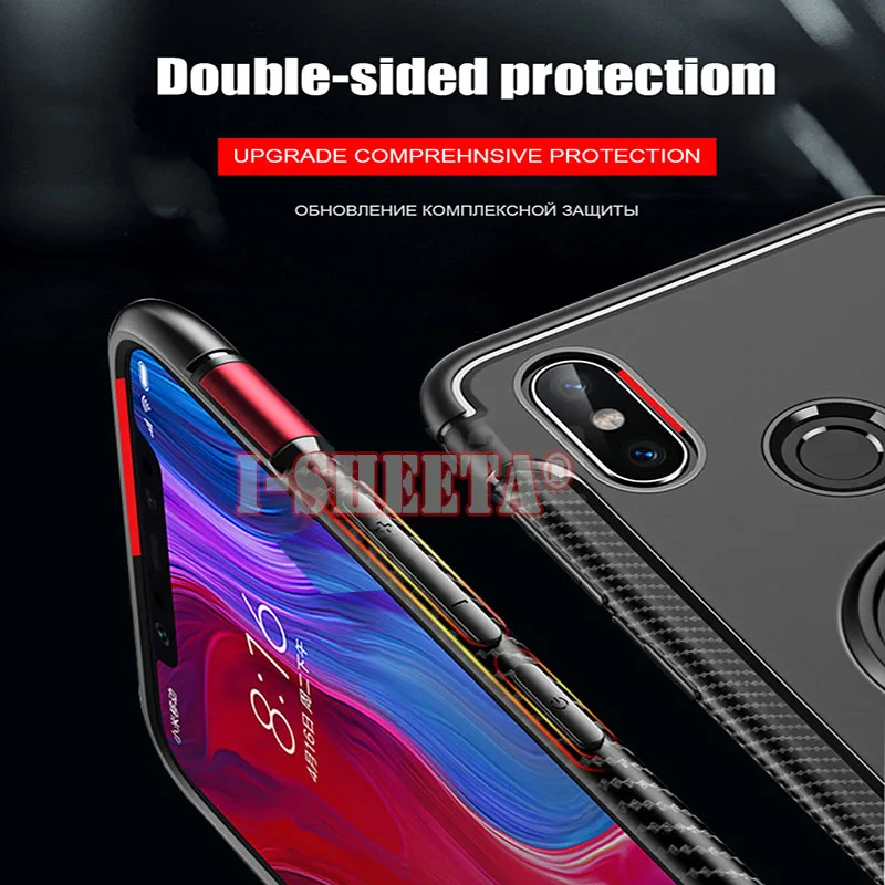 Роскошный бронированный Мягкий силиконовый чехол-бампер для OPPO A5 A3S A7X