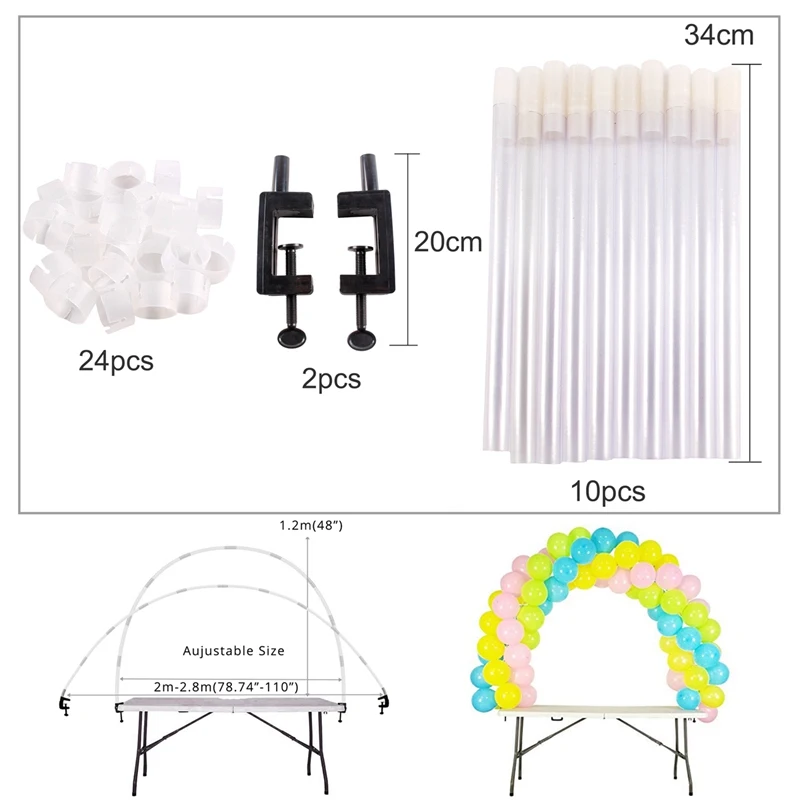 Balloon Arch Kit FENGRISE набор воздушных шаров Арка аксессуары для колонна-подставка для воздушных шаров палочка держатель для дня рождения принадлежности для свадебной вечеринки декор - Цвет: Balloon Arch Kit