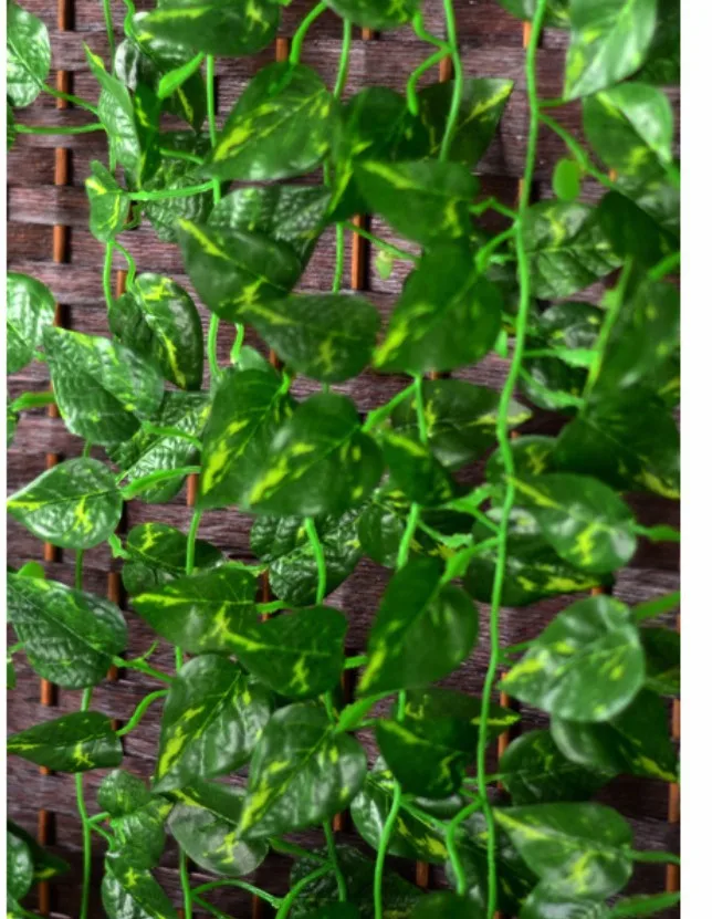 Искусственные листья из ротанга 6 шт./Лот 200 см|artificial vine|leaves for decorationartificial vine leaves |