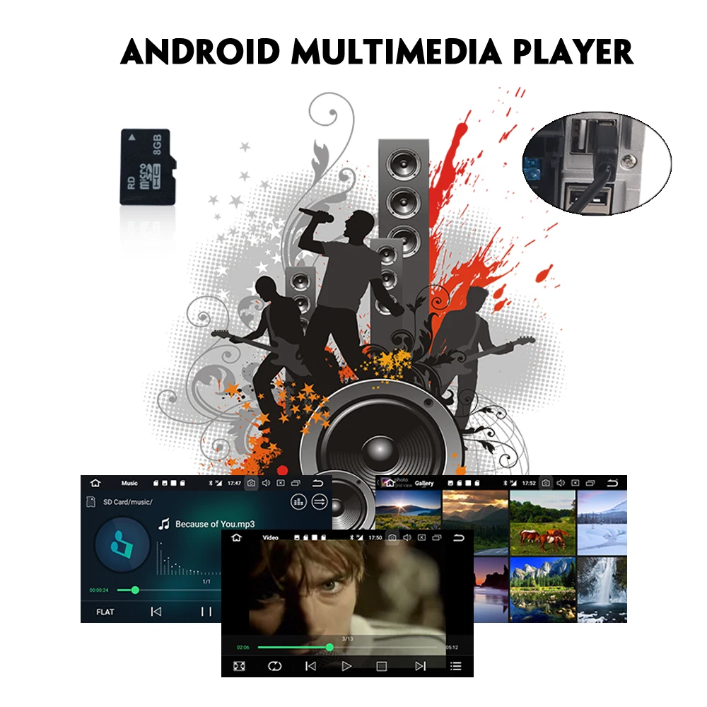 Восьмиядерный 7 "Android 8 0 DAB + спутниковый навигатор WiFi 3G 4G GPS DVR BT SD радио OBD