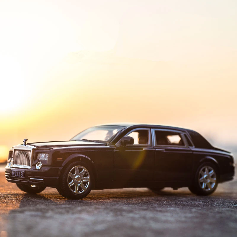 KIDAMI литье под давлением 1:24 Rolls-Royce Phantom Модель автомобиля украшения мальчик подарок на день рождения игрушки для детей автомобиль игрушки