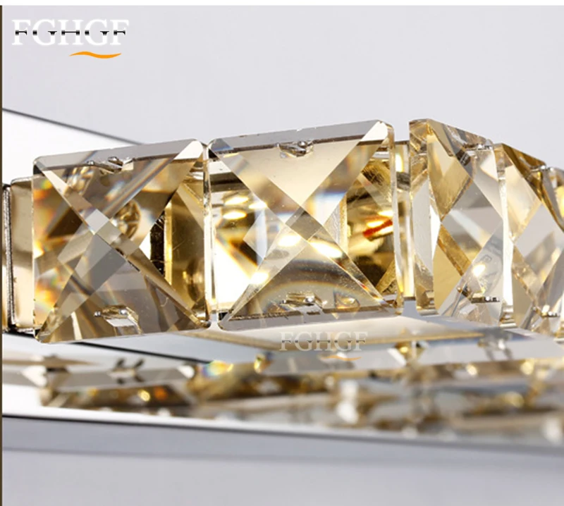 

LED lampada crystal modern bathroom mirror lighting long LED Wall Sconce Lamps Beside In Bedroom Bathroom Light 110V / 220v