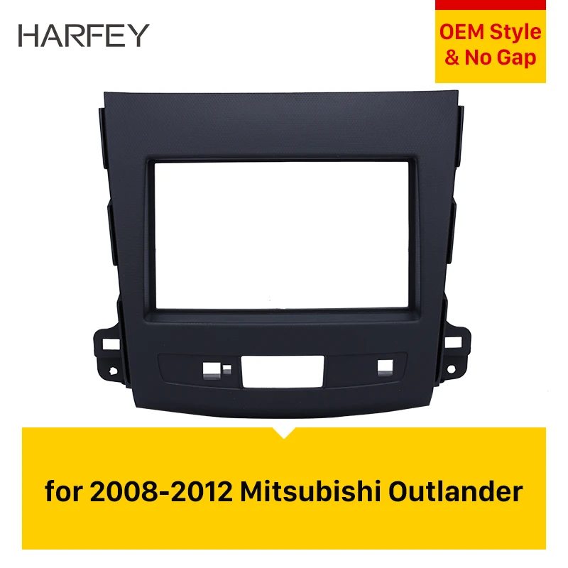 Комплект рамок Harfey 2DIN автомобильная стереопанель для 2008 2010 2011 2012 Mitsubishi Outlander