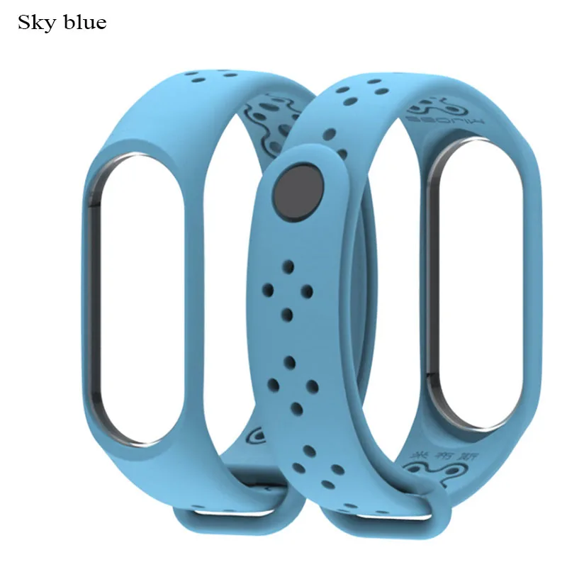 Mi jobs популярный спортивный ремешок для Xiaomi mi Band 3 силиконовый ремешок mi Band 3 ремешок для часов браслет M3 смарт-браслеты smartband аксессуары