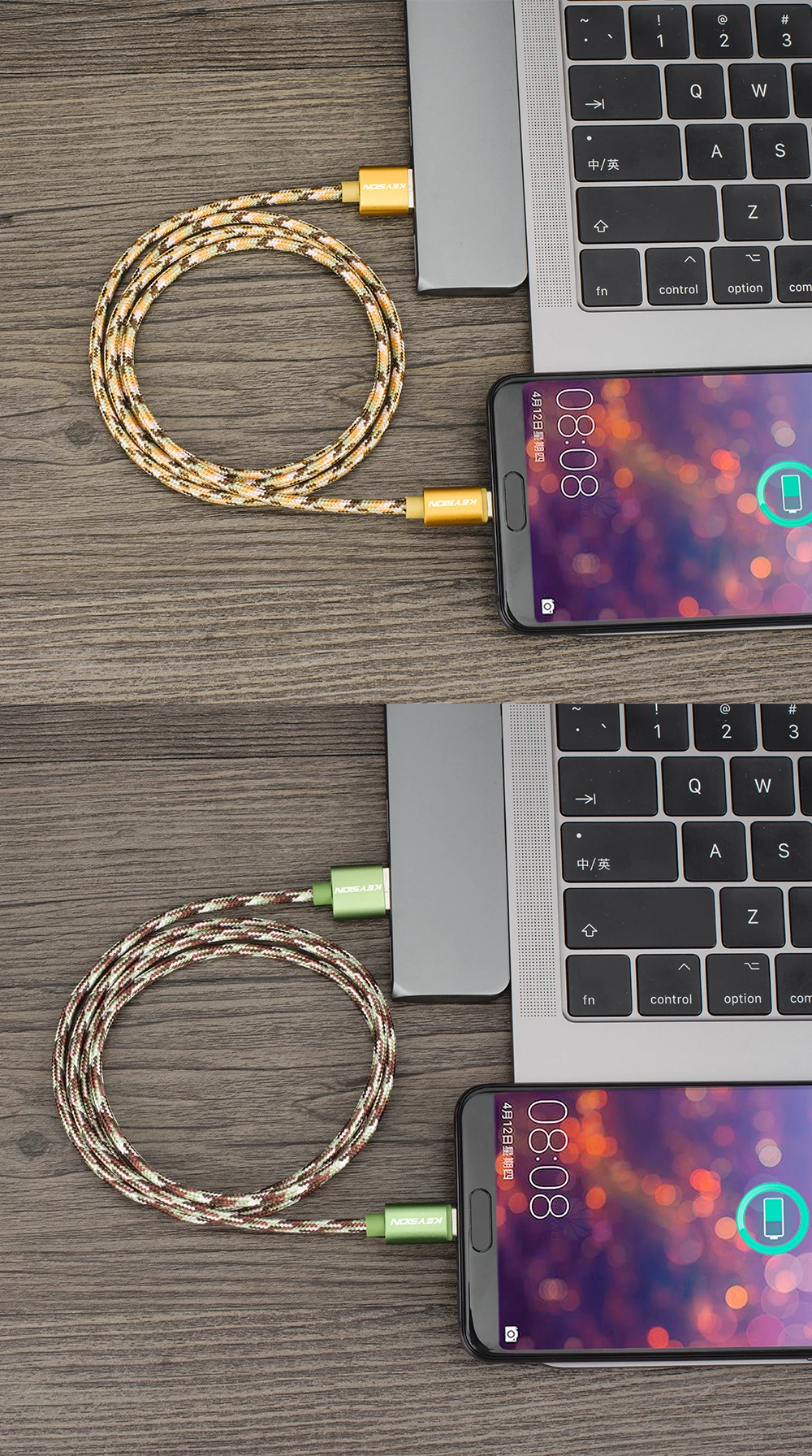 Кабель KEYSION usb type-C для samsung A50 A70, кабель быстрой зарядки type C для мобильного телефона, зарядный провод, USB-C, кабель для Xiaomi mi9 Redmi note7