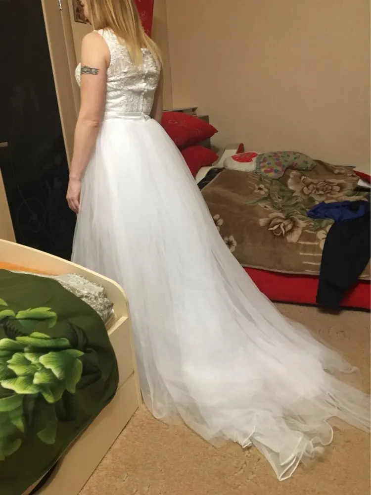 Женское платье невесты с прозрачной спинкой и вырезом сердечко|bridal dress|lace wedding