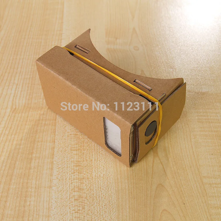 DIY картонные очки google виртуальной реальности VR очки