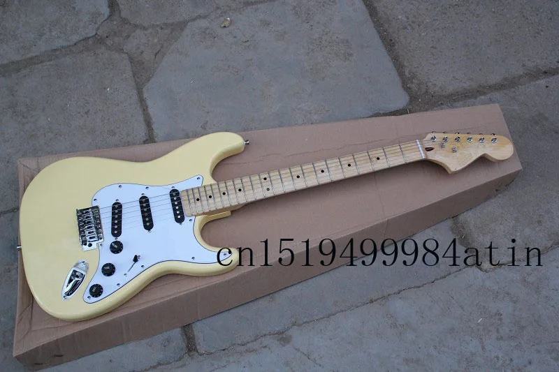 2059 Бесплатная доставка новый крем F Stratocaster из США Электрогитары! @ 11|electric guitar|electric