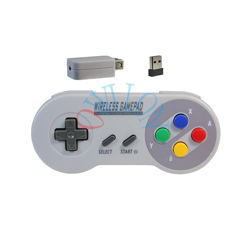 Беспроводной геймпады 2 4 ГГц проводной джойстик игровой контроллер для SNES супер