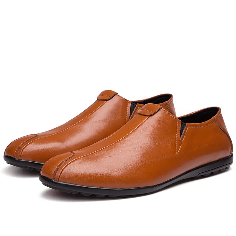 Прогулочная обувь уличные Лоферы дышащие кроссовки мужская из натуральной кожи