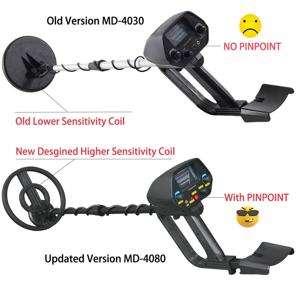 Высокочувствительный металлоискатель MD4080 с