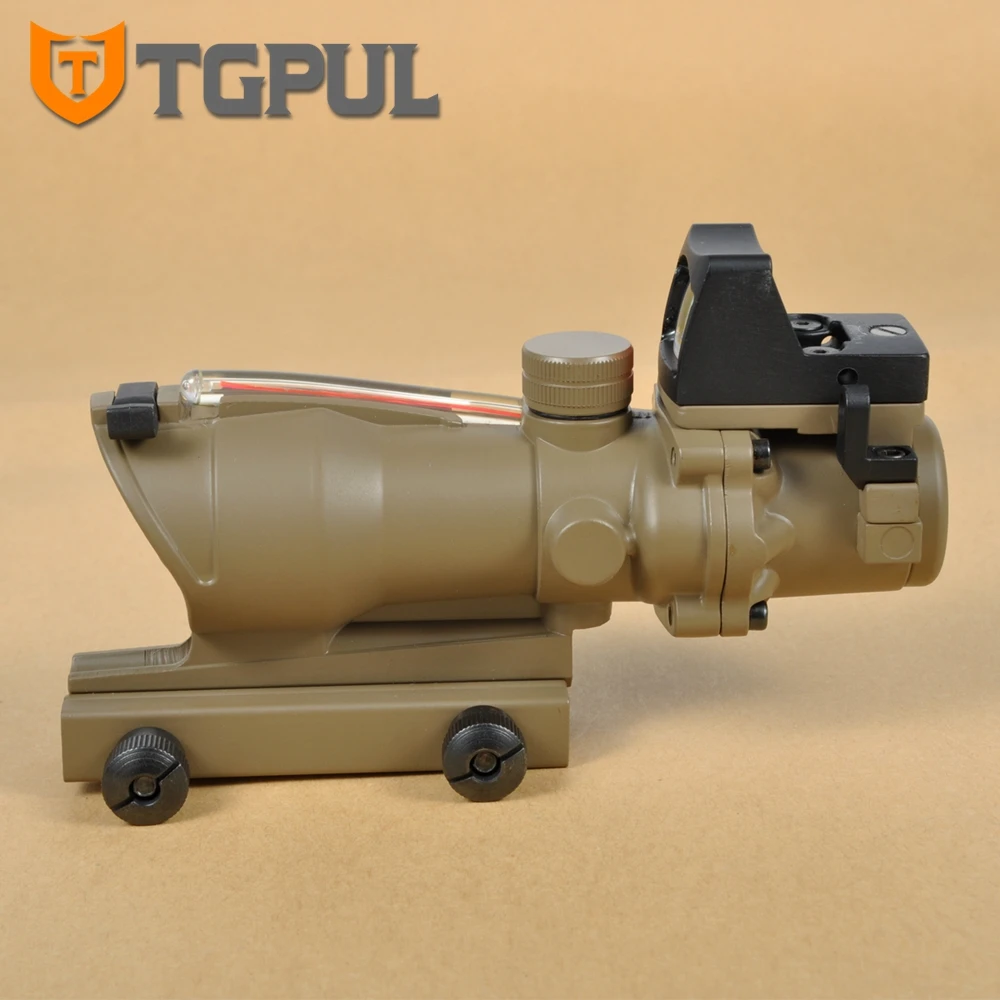 TA31 РМР ACOG 4X32 Сфера зеленый или красный Перекрестие баллистическая сетка Красный