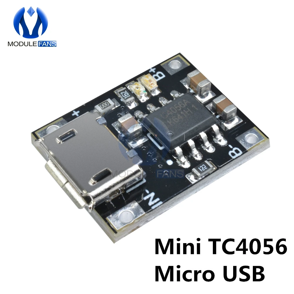 Зеленый 5 шт./компл. type-c/Micro/Mini USB 5V 1A 18650 TP4056 модуль зарядного устройства литиевой батареи зарядная плата двойной функции 1A li-ion - Цвет: Зеленый