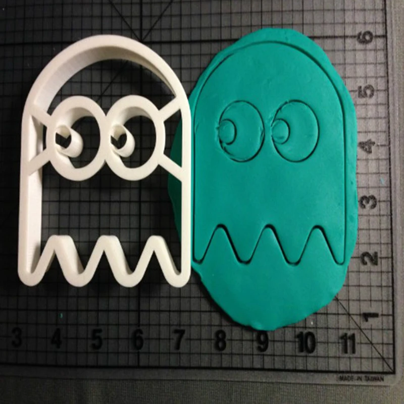 Известная игра Pac-Man Ghost Cookie Cutter набор Инструменты для украшения тортов из мастики