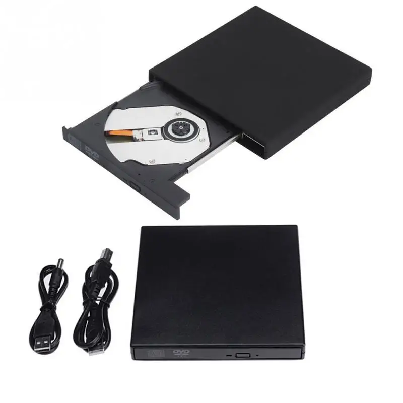 USB 2 0 внешний портативный CD/DVD RW DVD ROM комбо горелка оптический диск Тонкий чехол