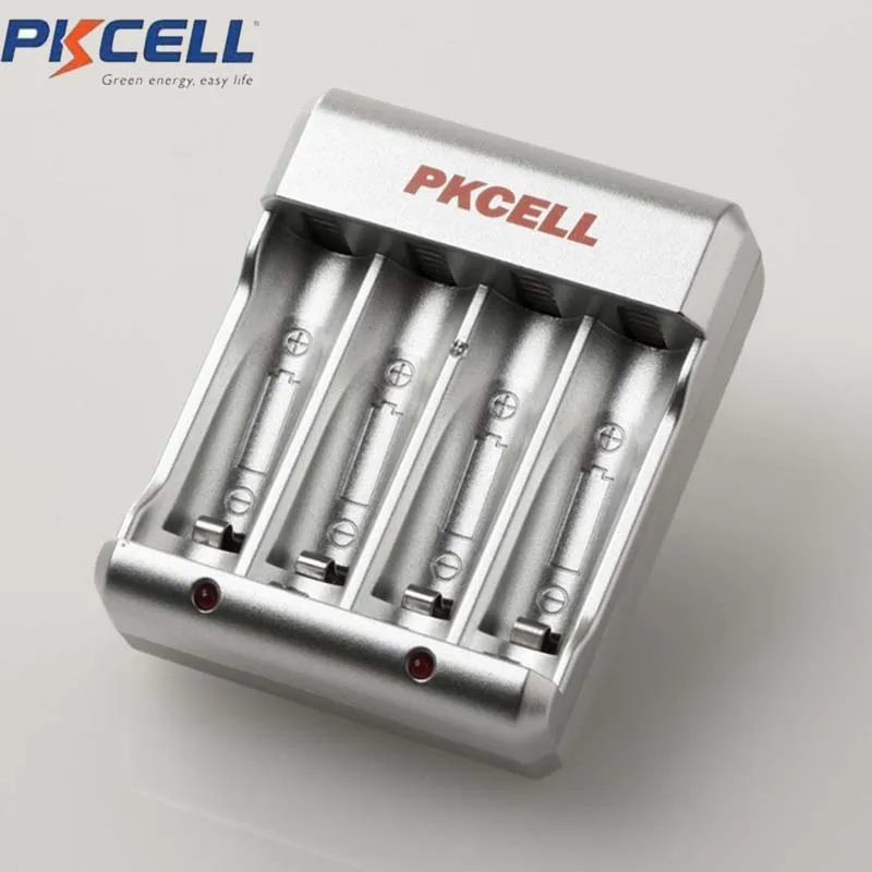 Ulrea Быстрый Интеллектуальный Батарея Зарядное устройство 4 слота для AA AAA NiCd NiMH